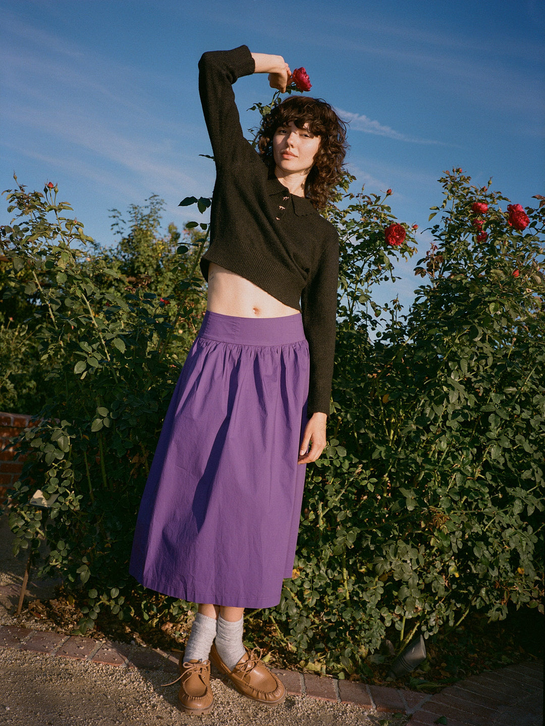 Lisa Says Gah - Maliah Skirt - Purple -