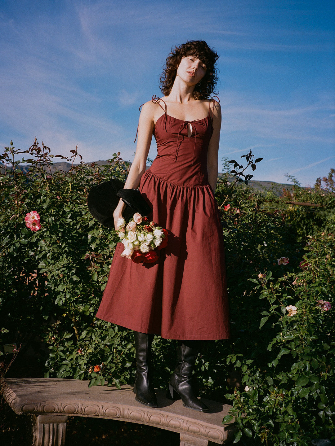 Lisa Says Gah - Juliette Dress - Merlot -