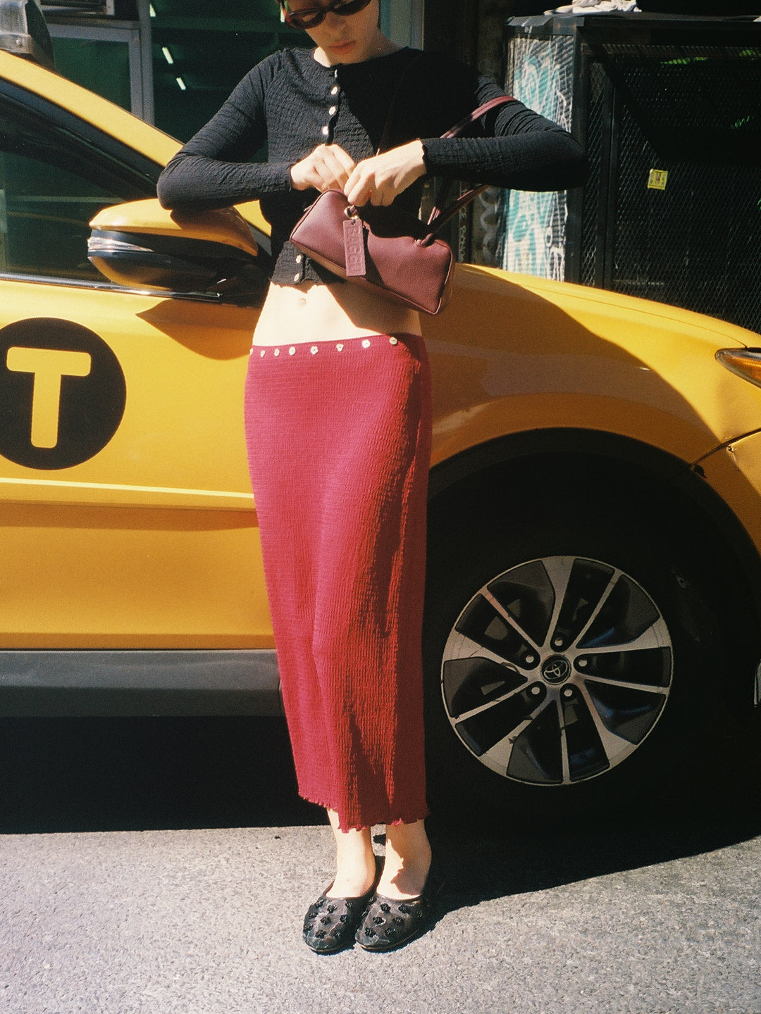Lisa Says Gah - Sammy Skirt - Merlot -
