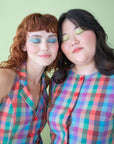 Lisa Says Gah - Vaughn Dress - Colorburst Plaid -
