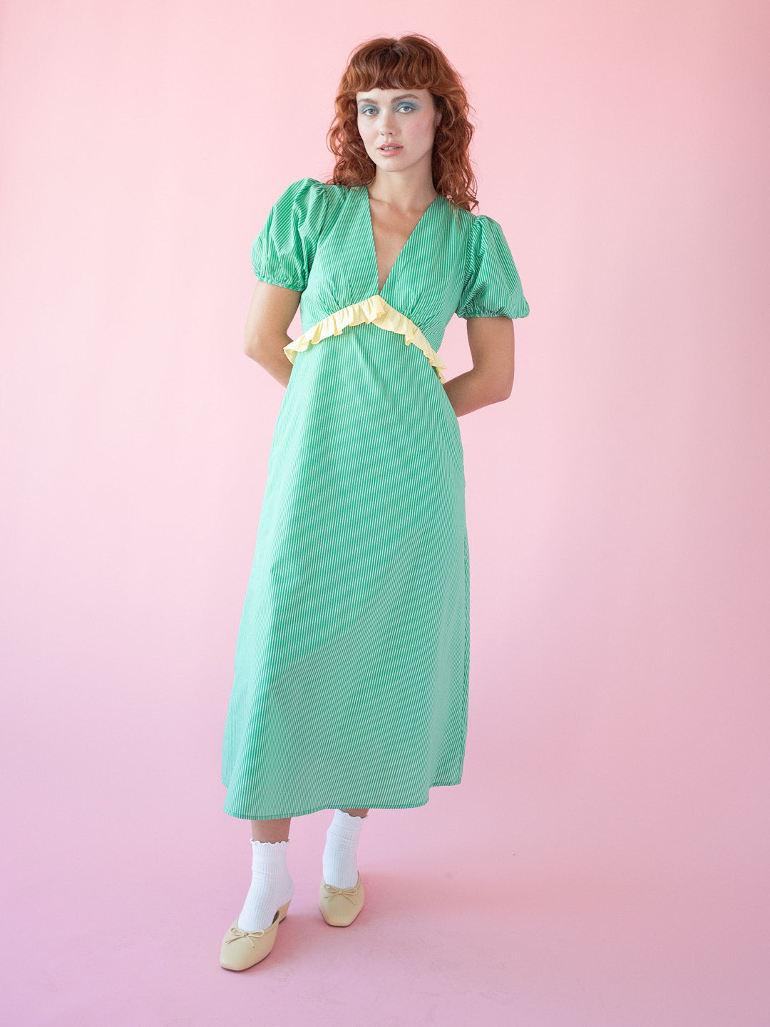 Lisa Says Gah - Emma Dress - Seafoam Lemon -