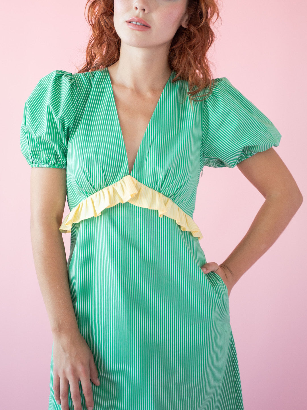 Lisa Says Gah - Emma Dress - Seafoam Lemon -