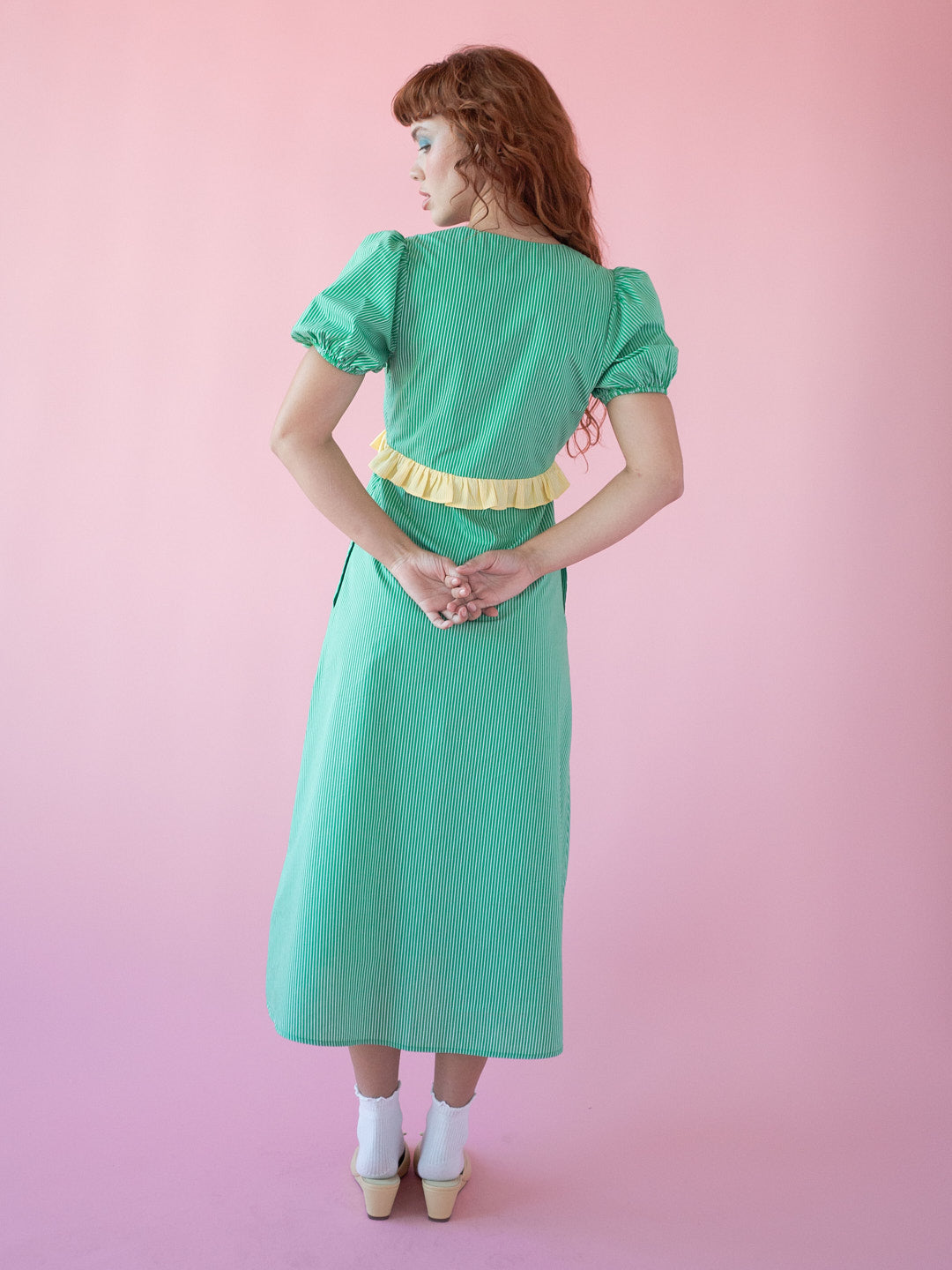 Lisa Says Gah - Emma Dress - Seafoam Lemon -