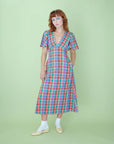 Lisa Says Gah - Grace Dress - Colorburst Plaid -