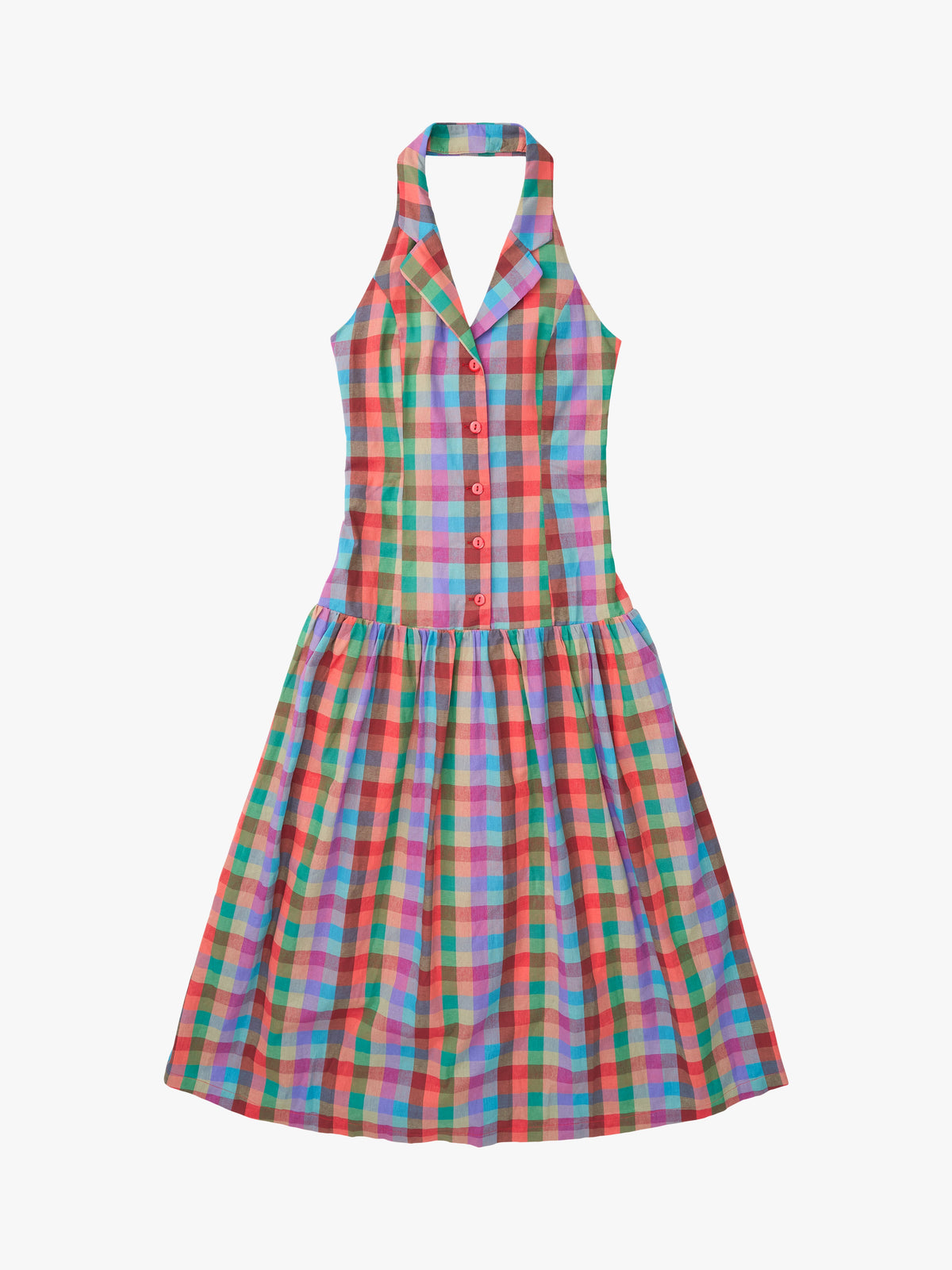 Lisa Says Gah - Vaughn Dress - Colorburst Plaid -