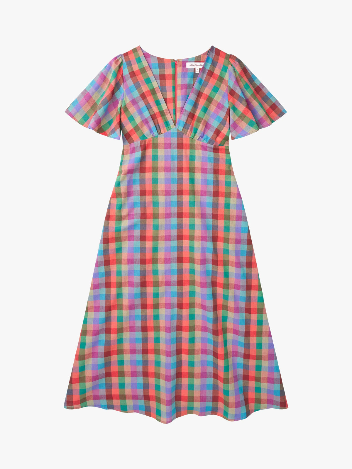 Lisa Says Gah - Grace Dress - Colorburst Plaid -