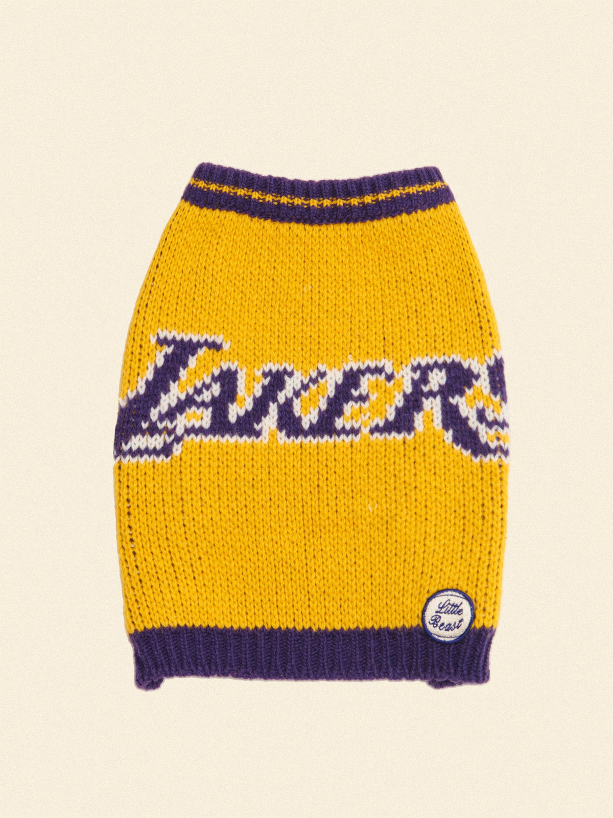 Little Beast - Los Angeles Lakers Dog Sweater -