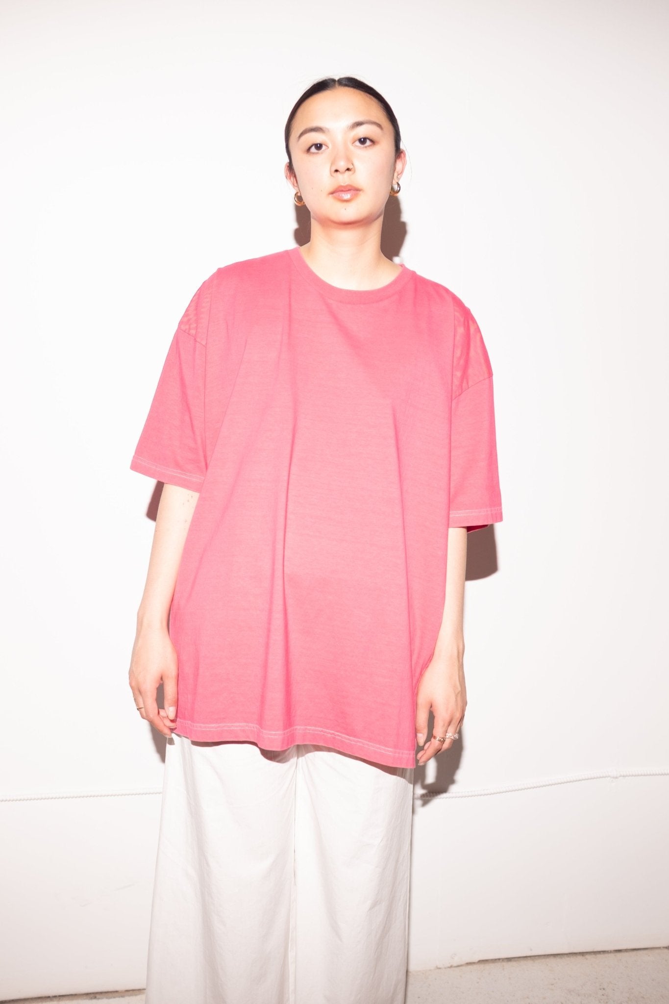 et Tigre - Liv Shortsleeve Top in Barbie Pink -