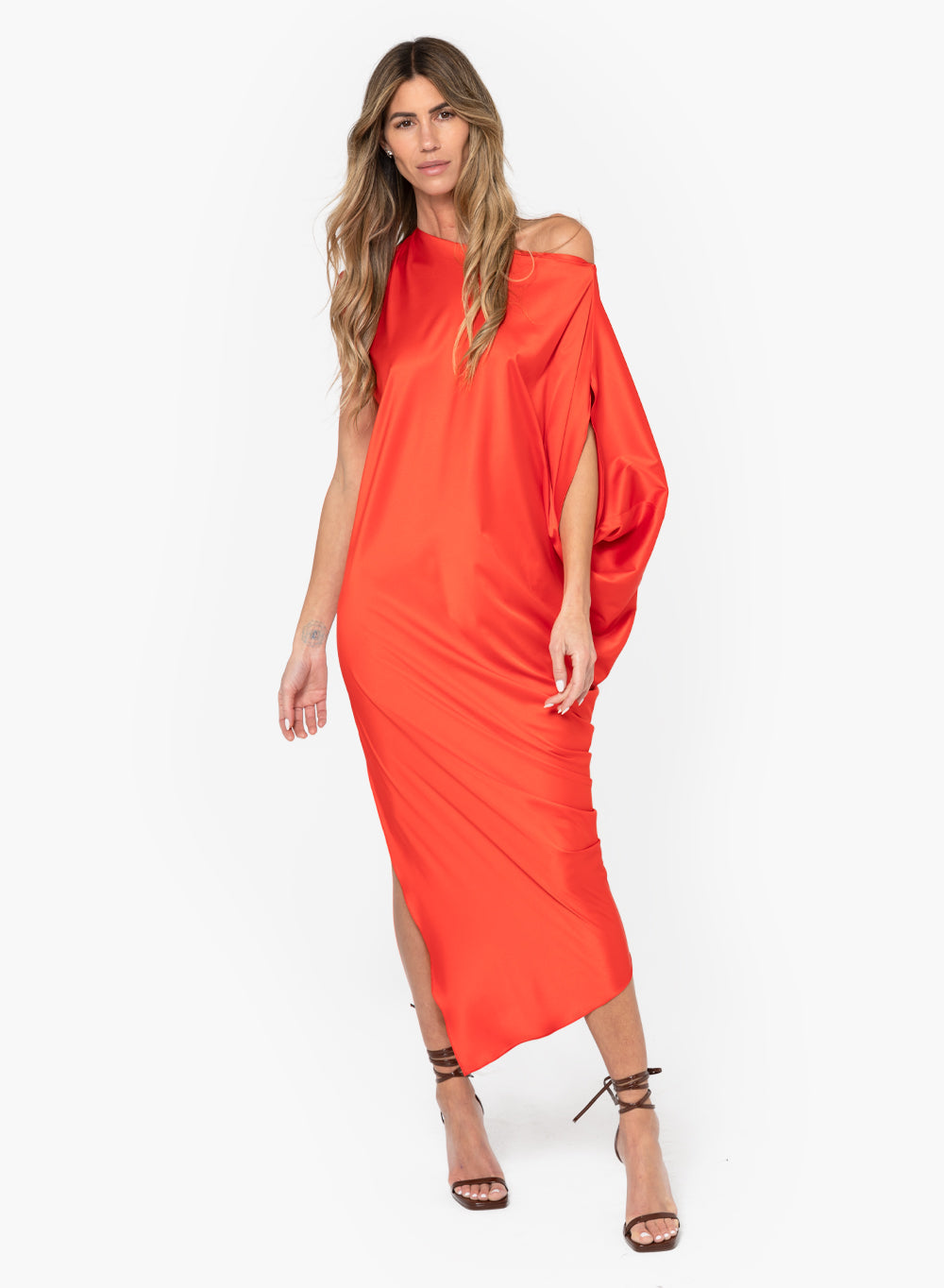 JBQ - Mariah Dress - Chili Red -