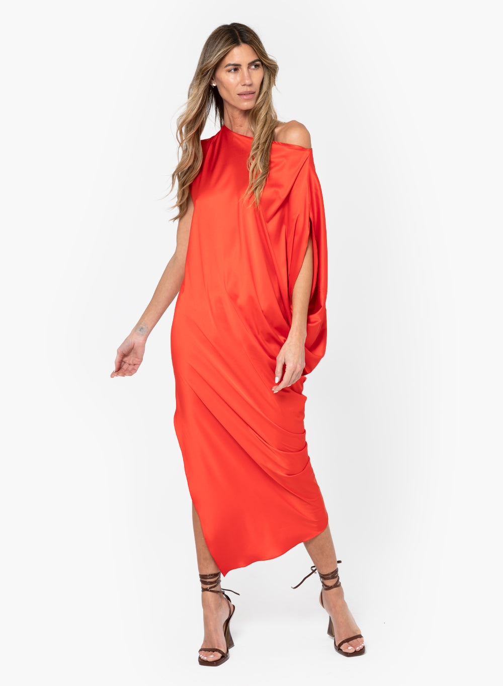 JBQ - Mariah Dress - Chili Red -