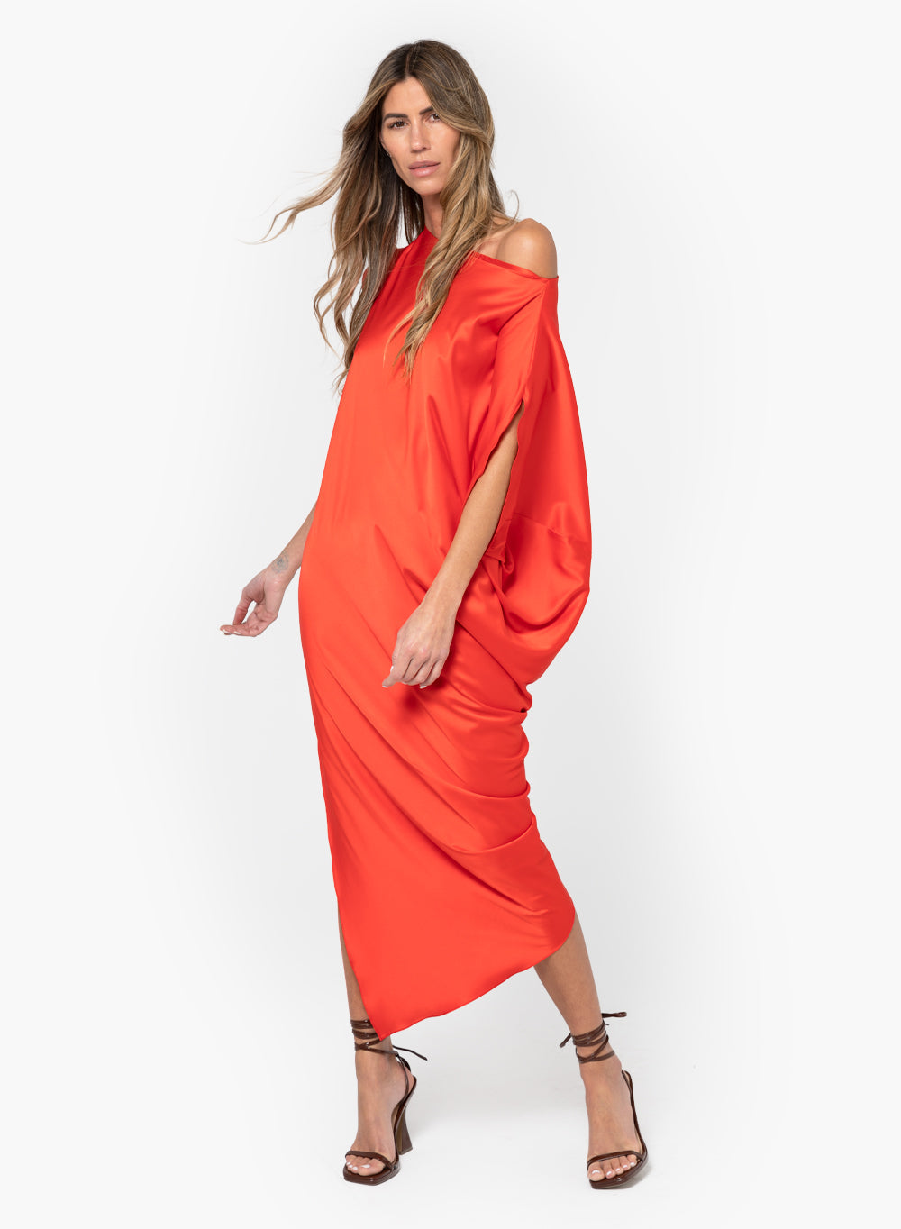 JBQ - Mariah Dress - Chili Red -