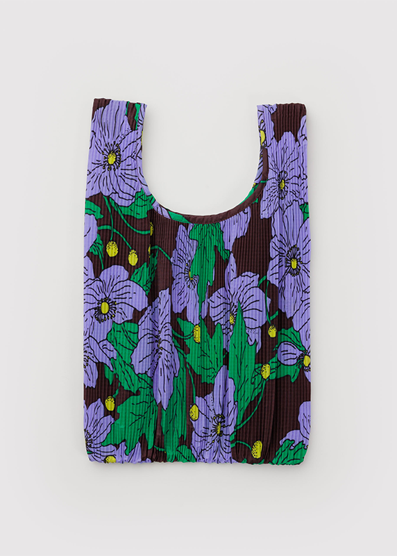 Baggu - Pleated Baggu - Maroon Poppy -