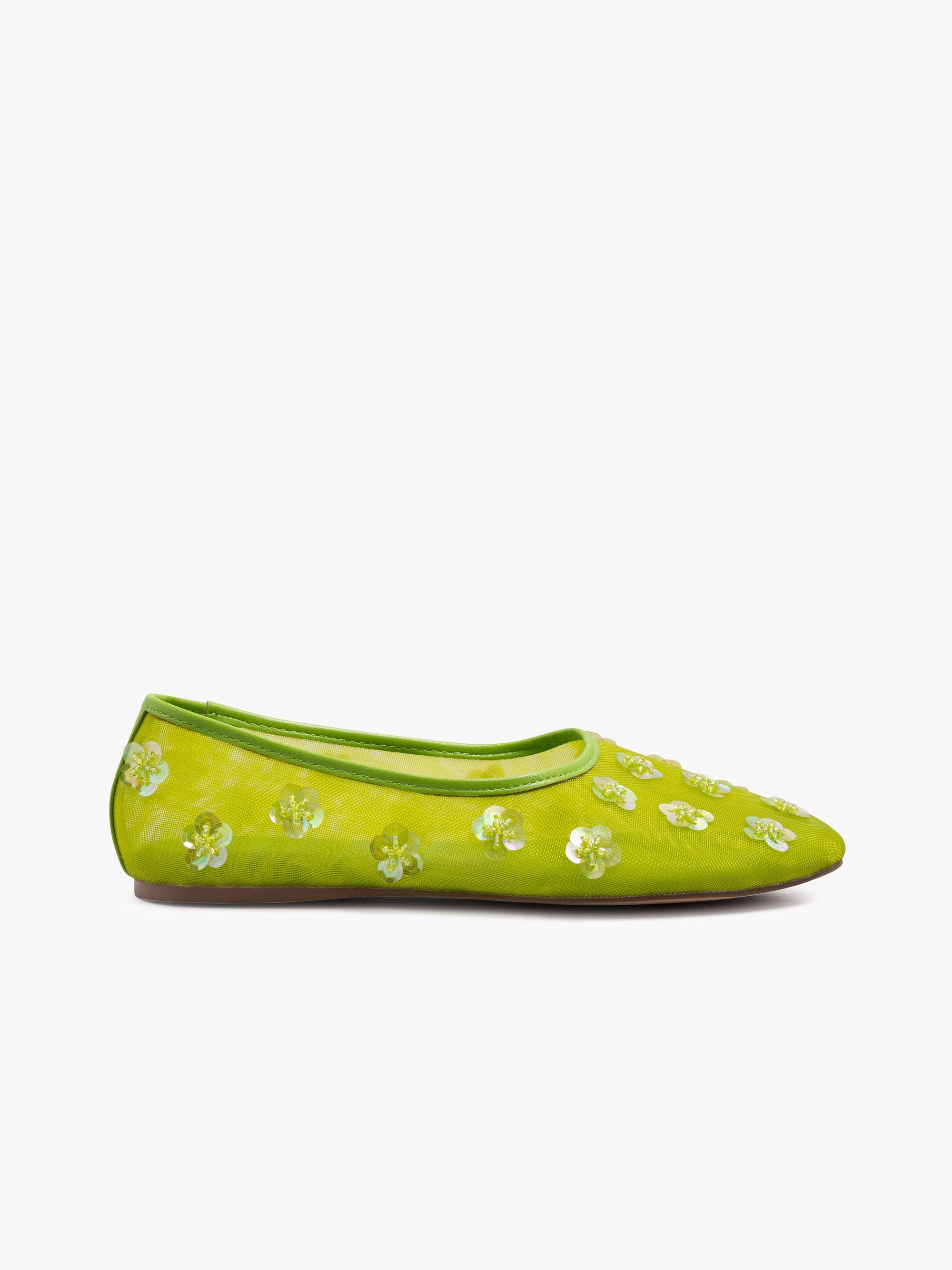 Lisa Says Gah - Eden Mesh Flat - Grass Green -