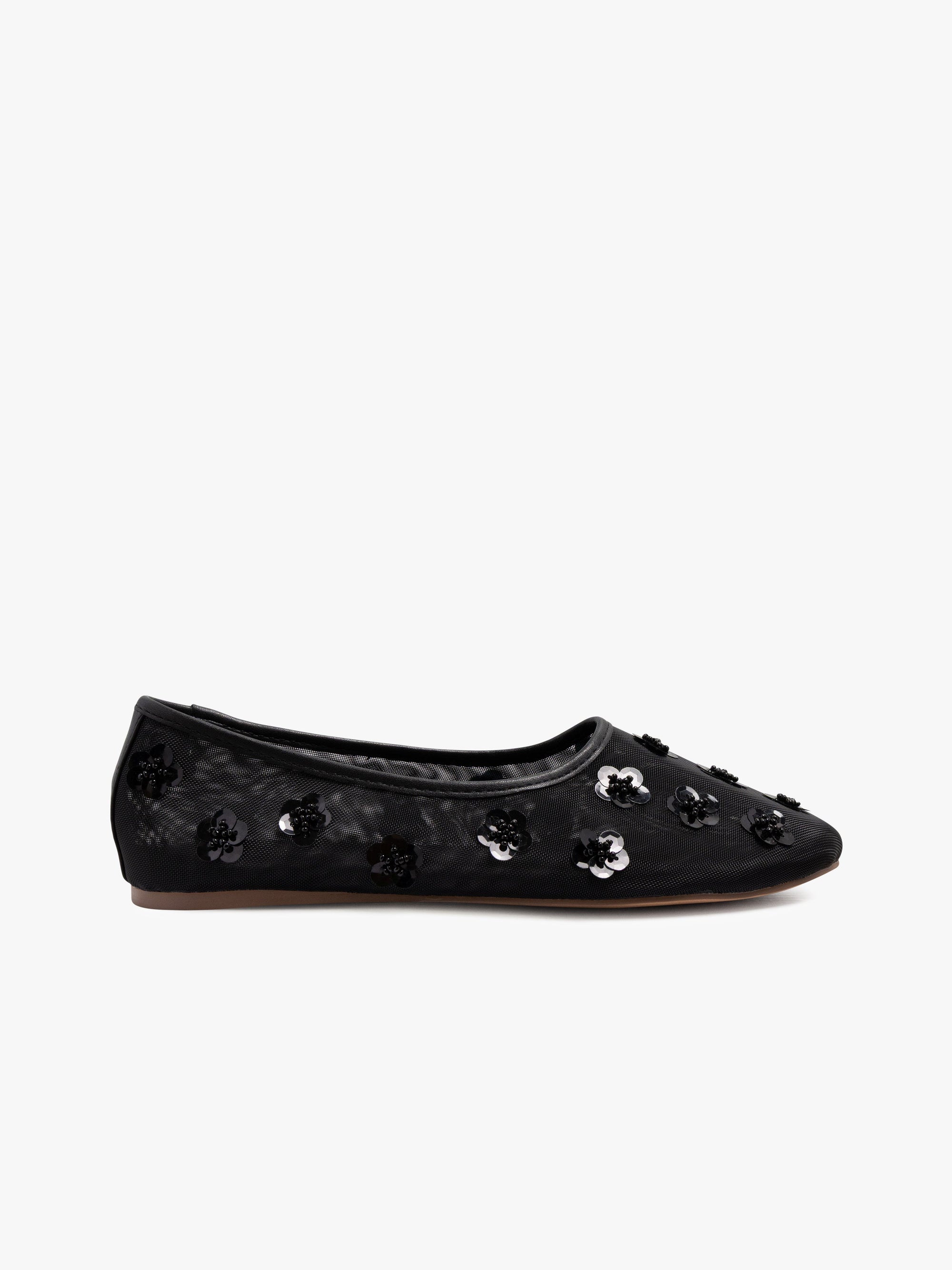 Lisa Says Gah - Eden Mesh Flat - Obsidian Black -