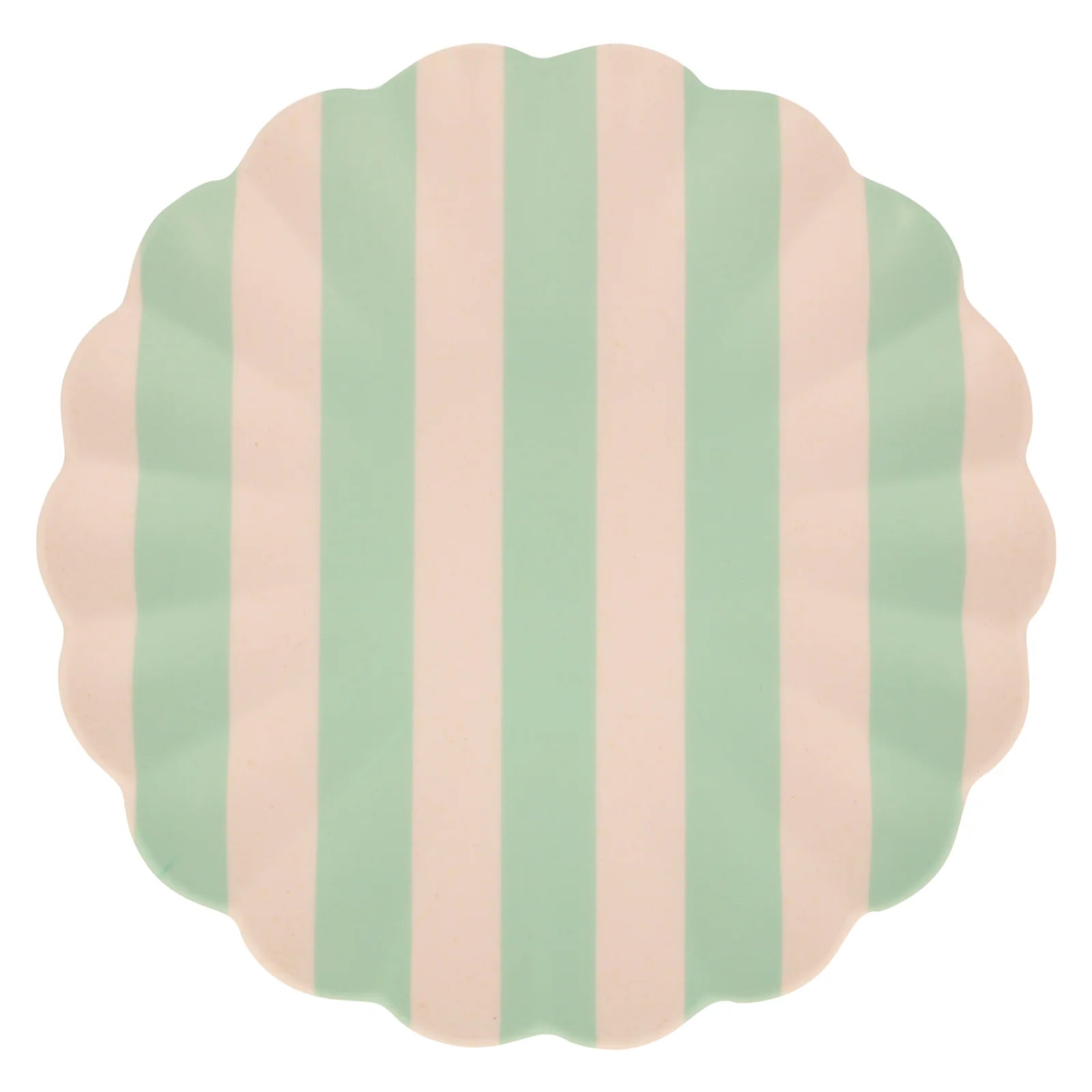 Meri Meri - Stripy Reusable Bamboo Large Plates -