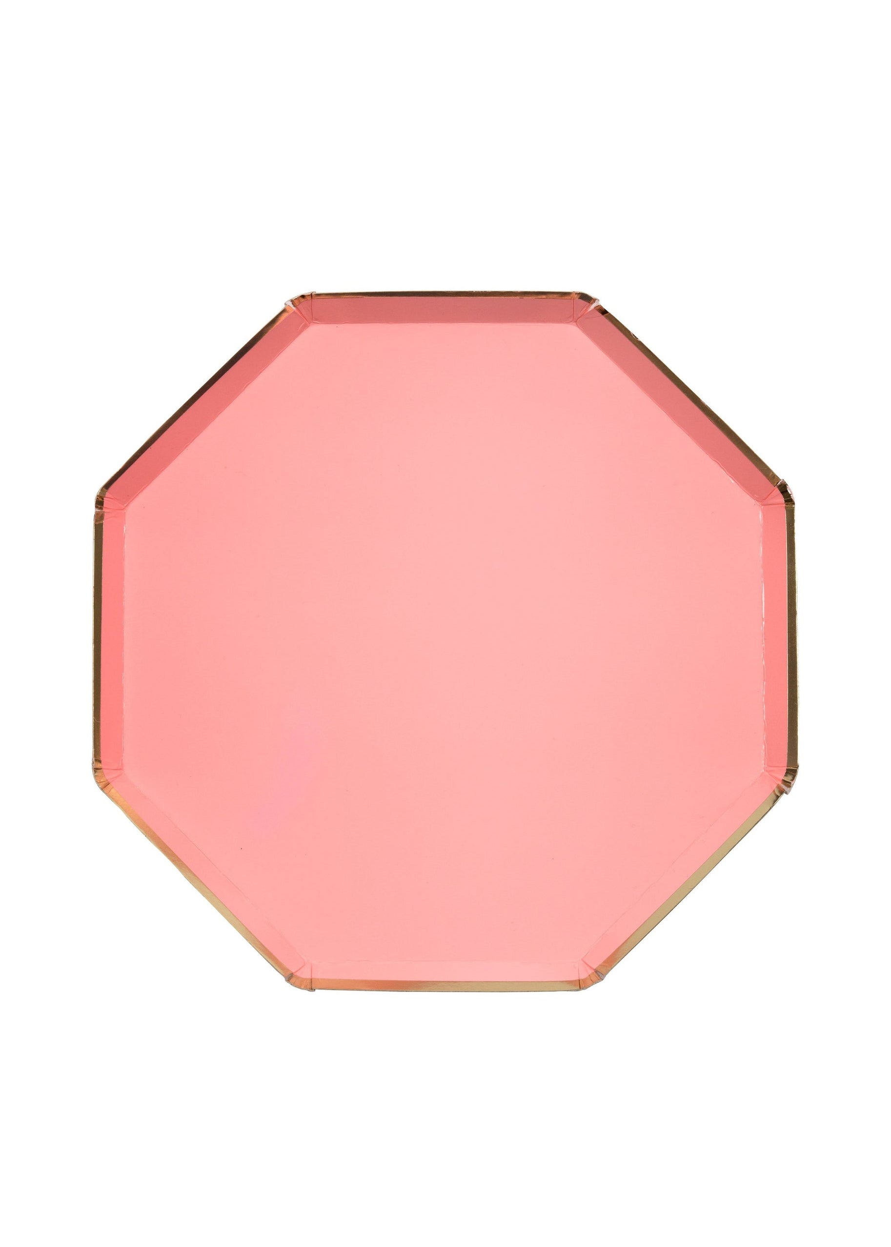 Meri Meri - Neon Coral Dinner Plates -