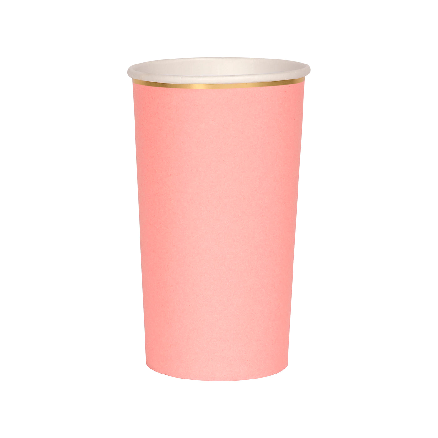 Meri Meri - Neon Coral Highball Cups -