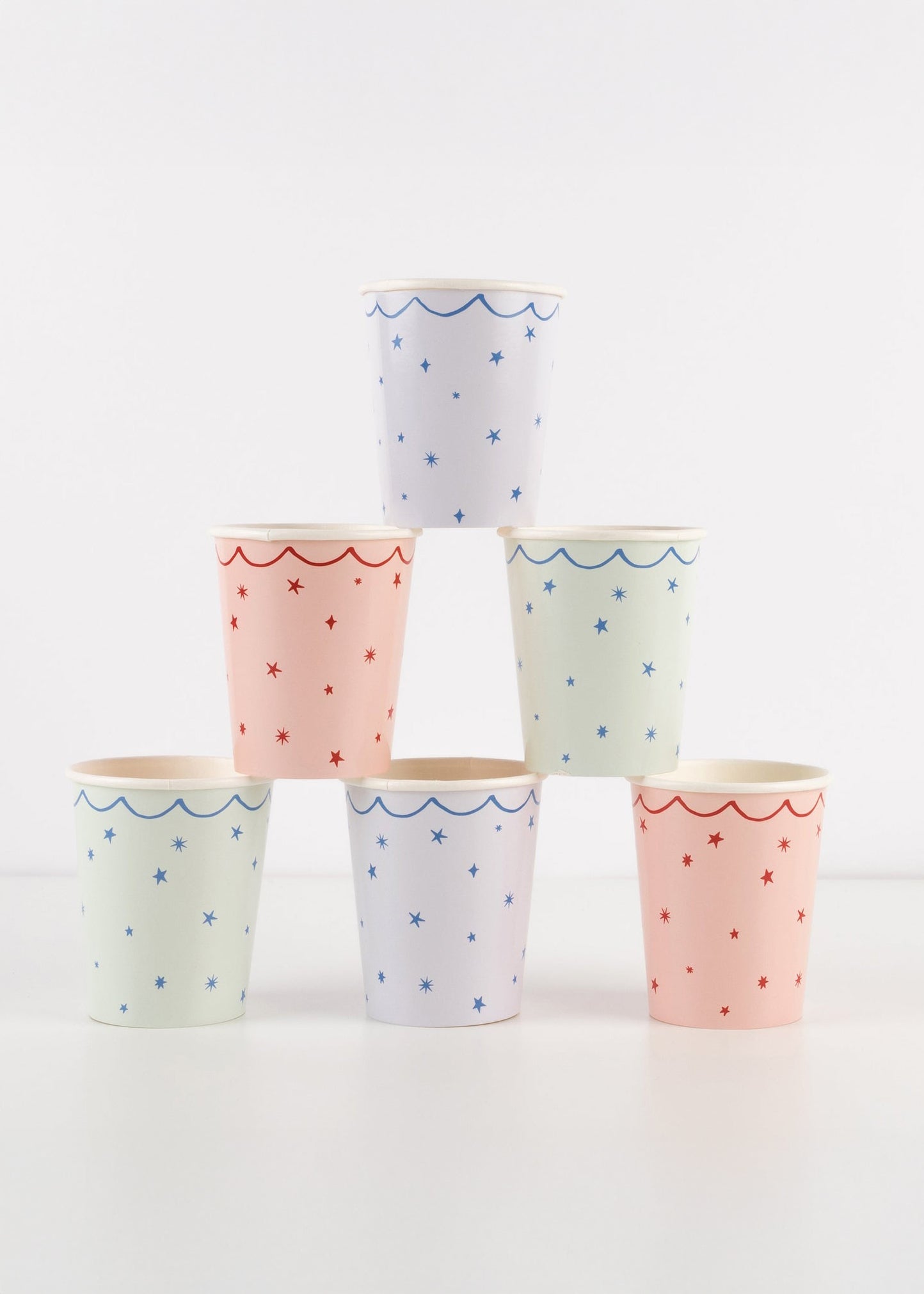 Meri Meri - Star Pattern Cups -