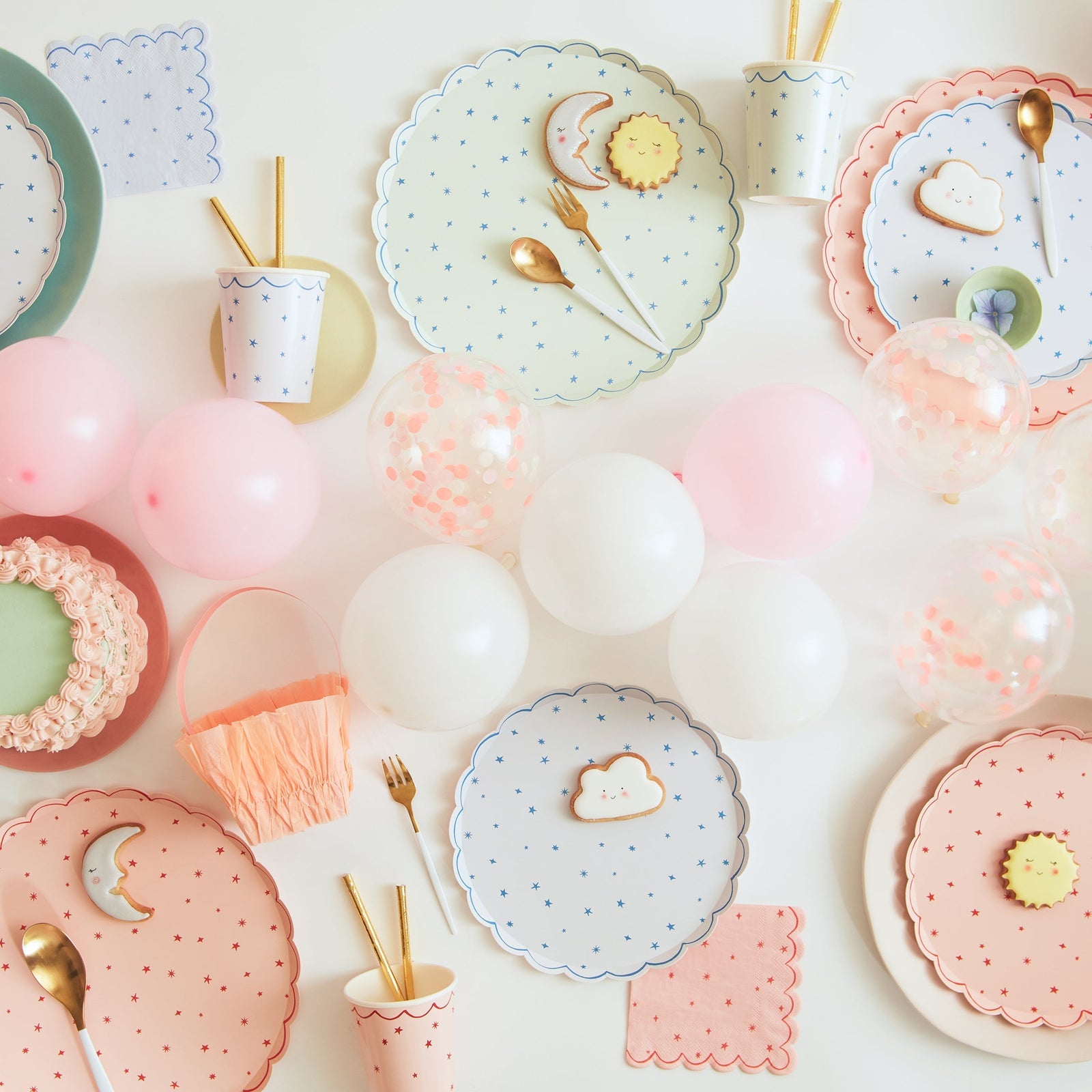 Meri Meri - Star Pattern Cups -