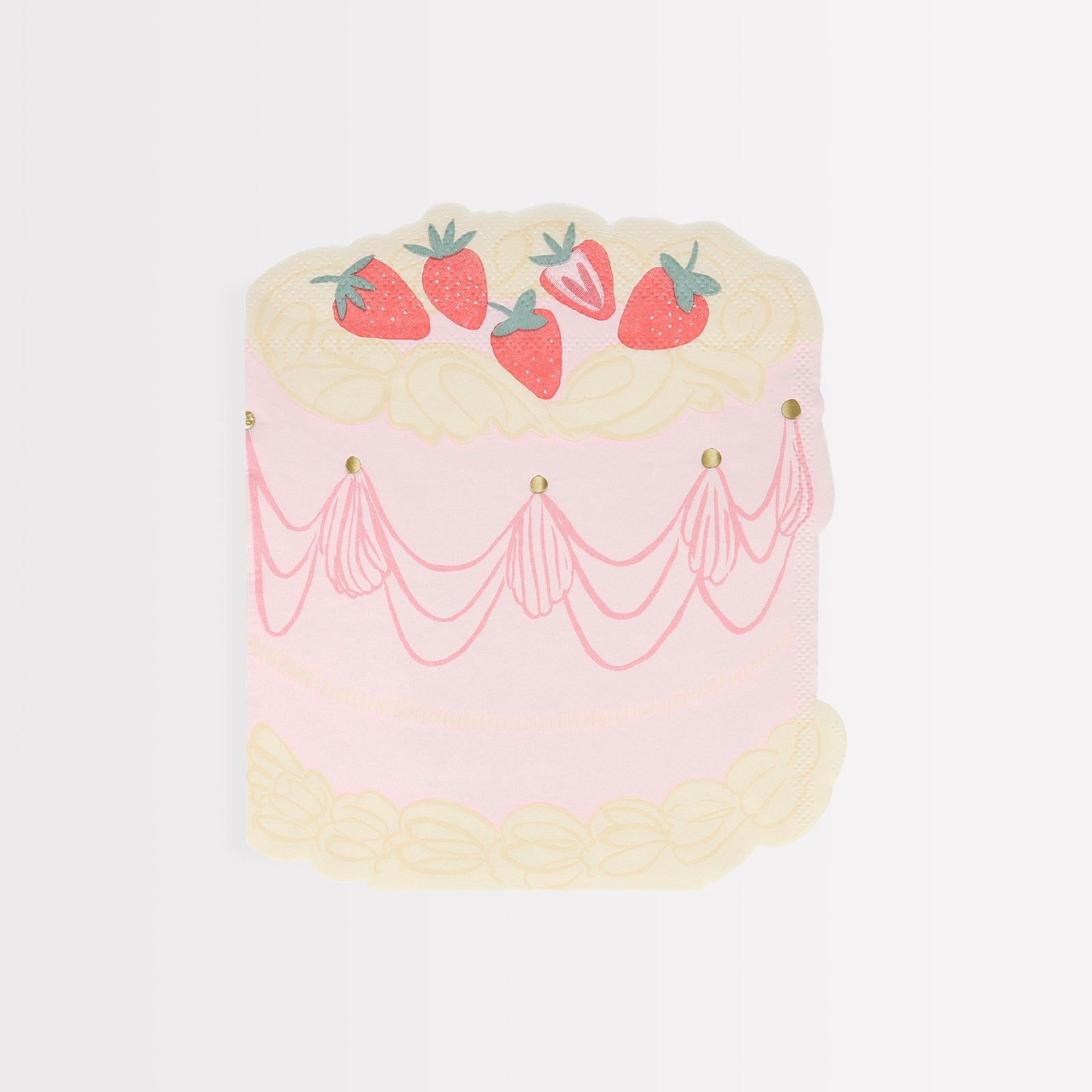 Meri Meri - Pink Cake Napkins -