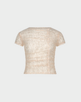 Saemdi - Lune Sheer Lace Top -