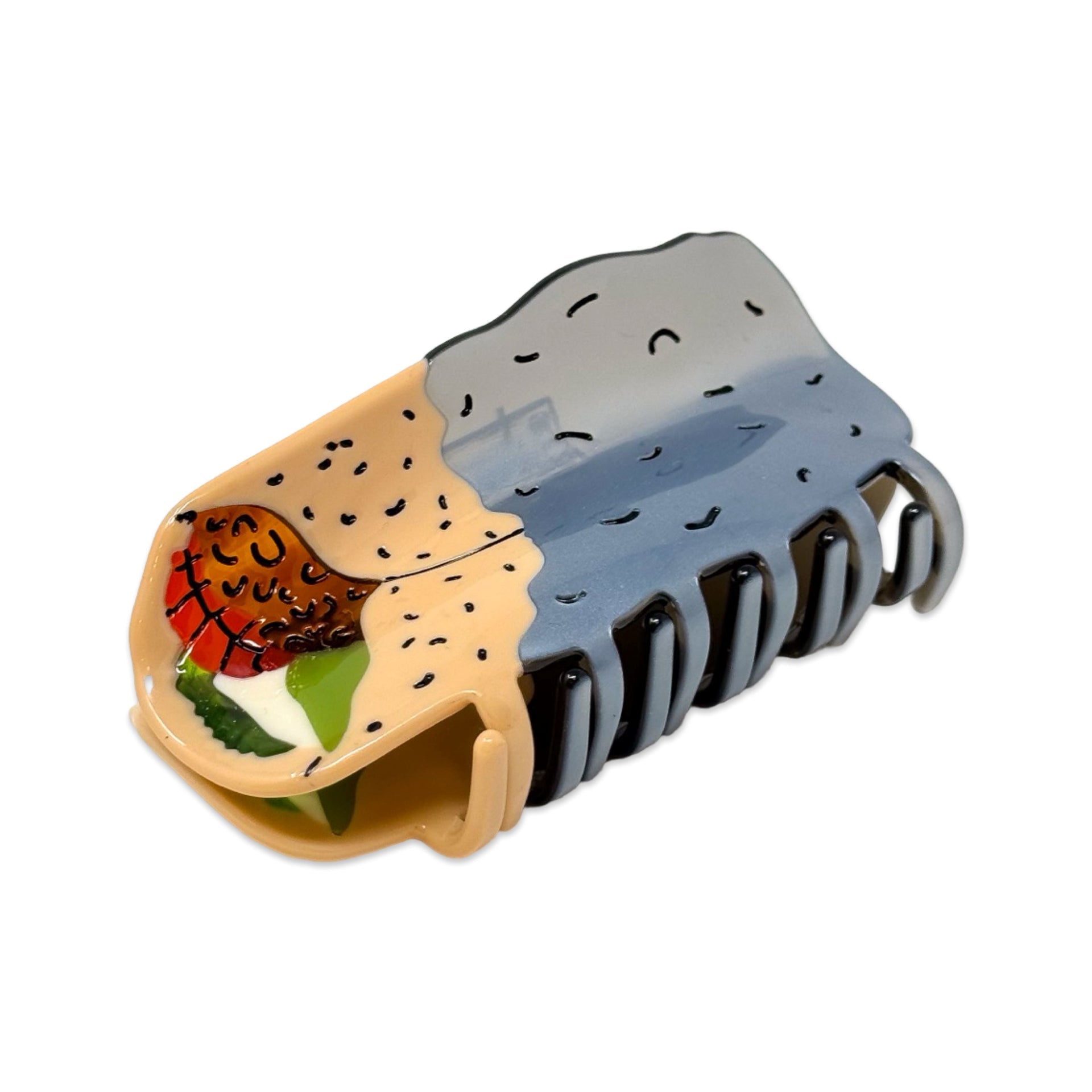 Jenny Lemons - Large Mission Burrito Hair Claw Clip -