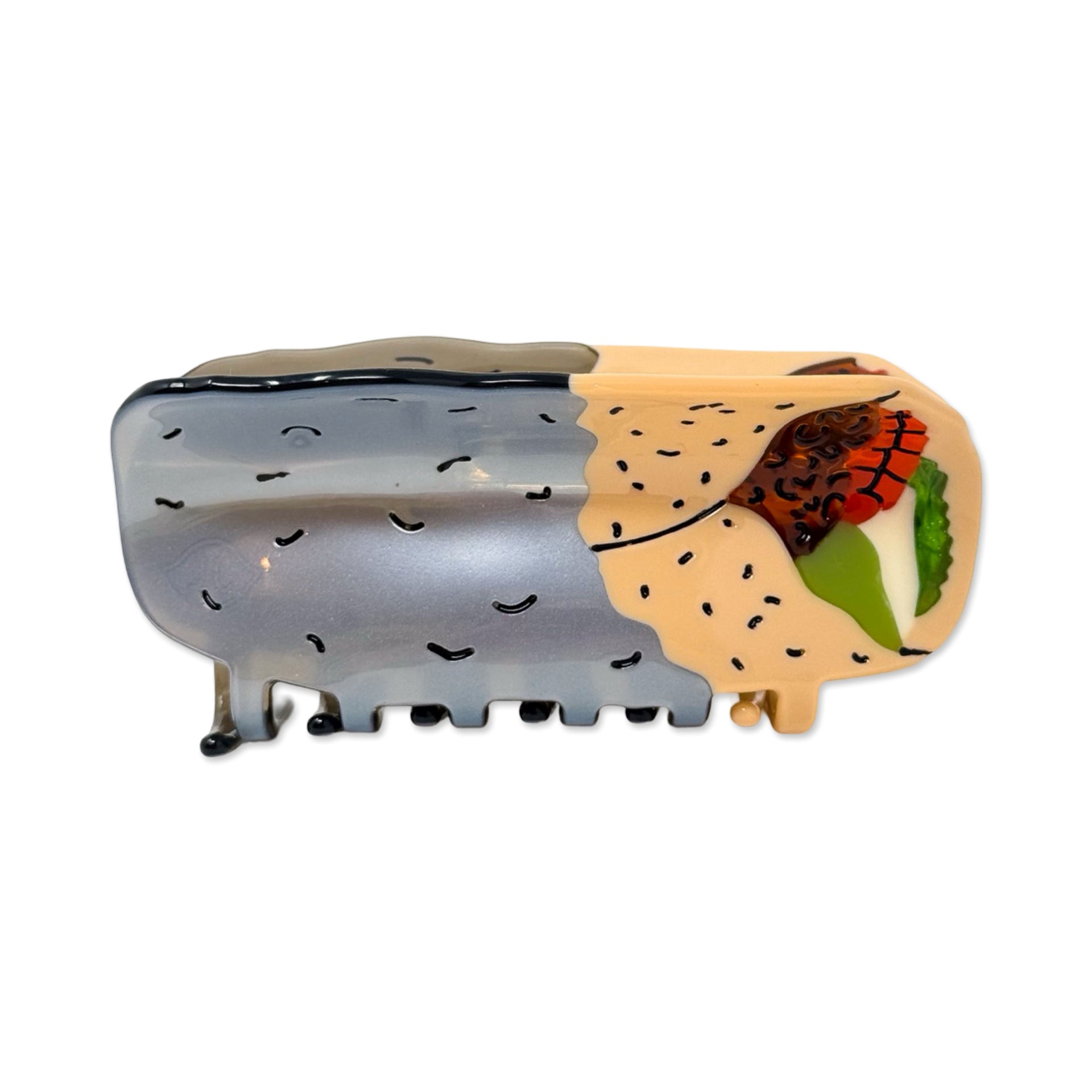 Jenny Lemons - Large Mission Burrito Hair Claw Clip -