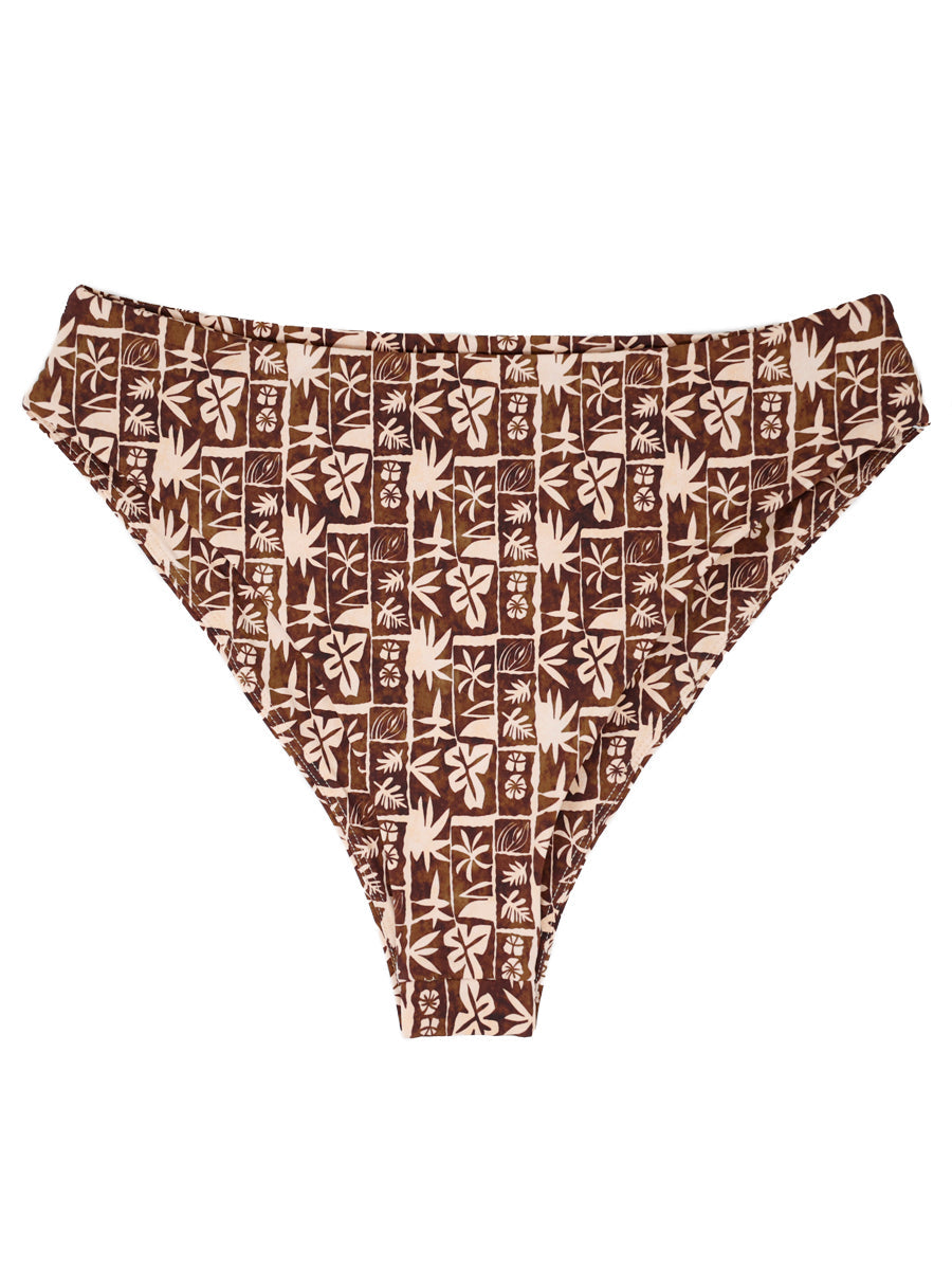 Serei Swim - NARY bottoms - Brown Tropic -