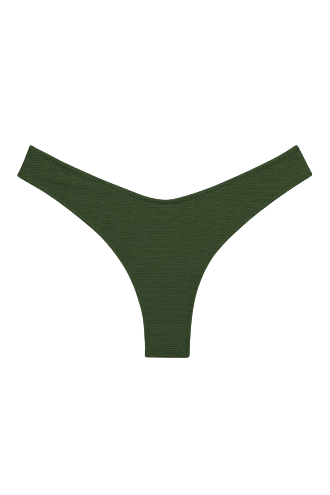 Montce - Olive Micro Scrunch Lulu Bikini Bottom -