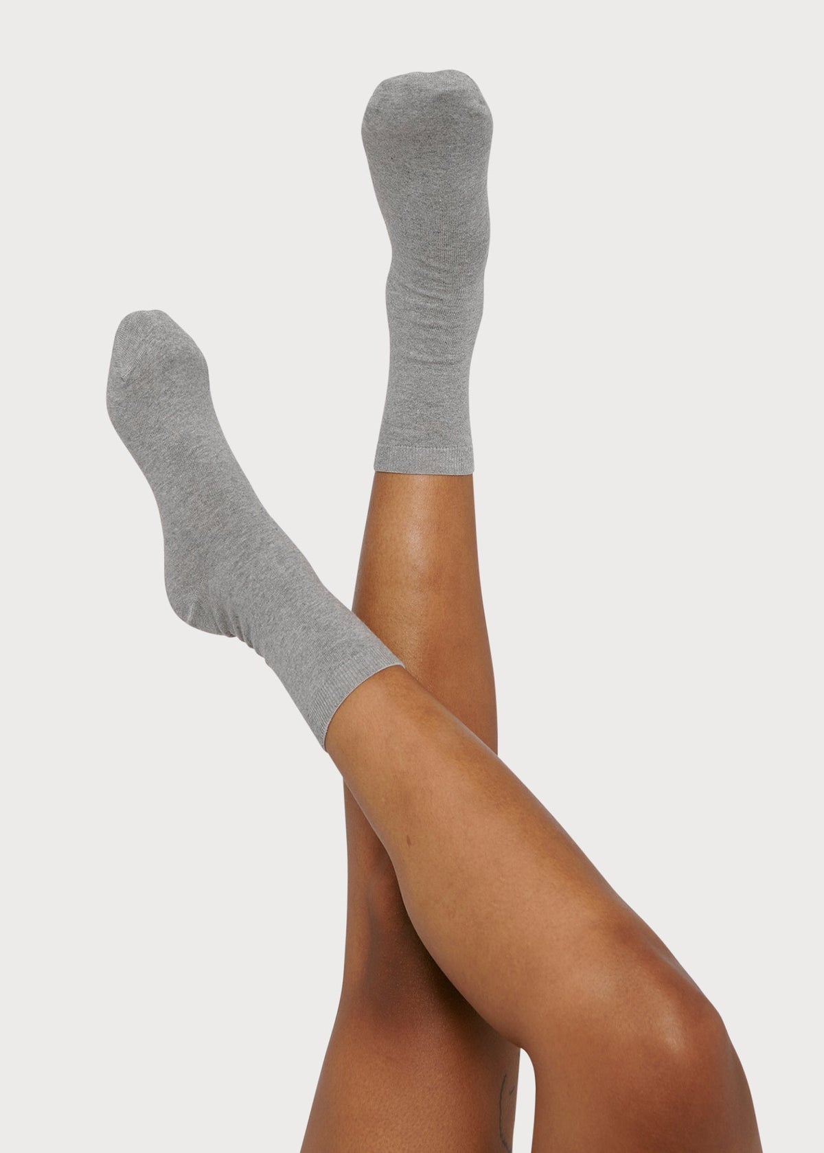 Organic Basics - Core Socks 2-Pack - Grey Melange -