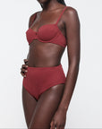 Organic Basics - Swim Underwire Bikini Top - Hibiscus Kiss -