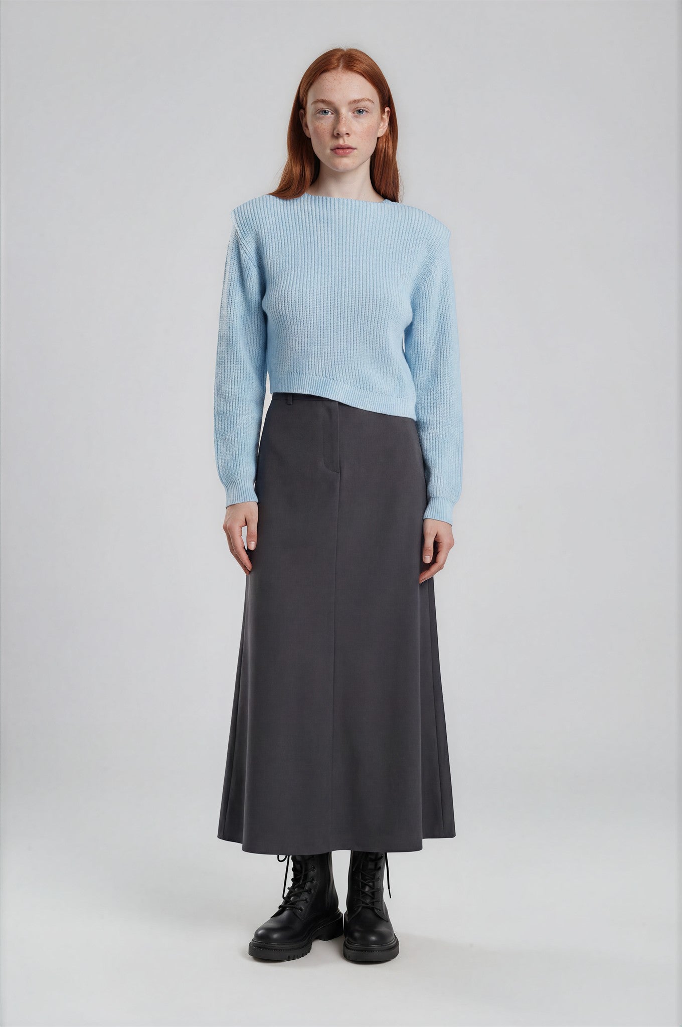 & Other Stories - Kimi Wool Skirt - Grey -