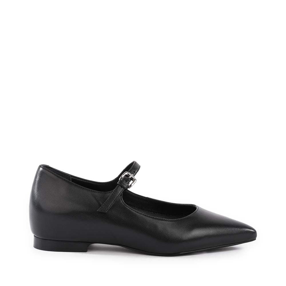 Seychelles - Pardon Me Flats - Black Leather -