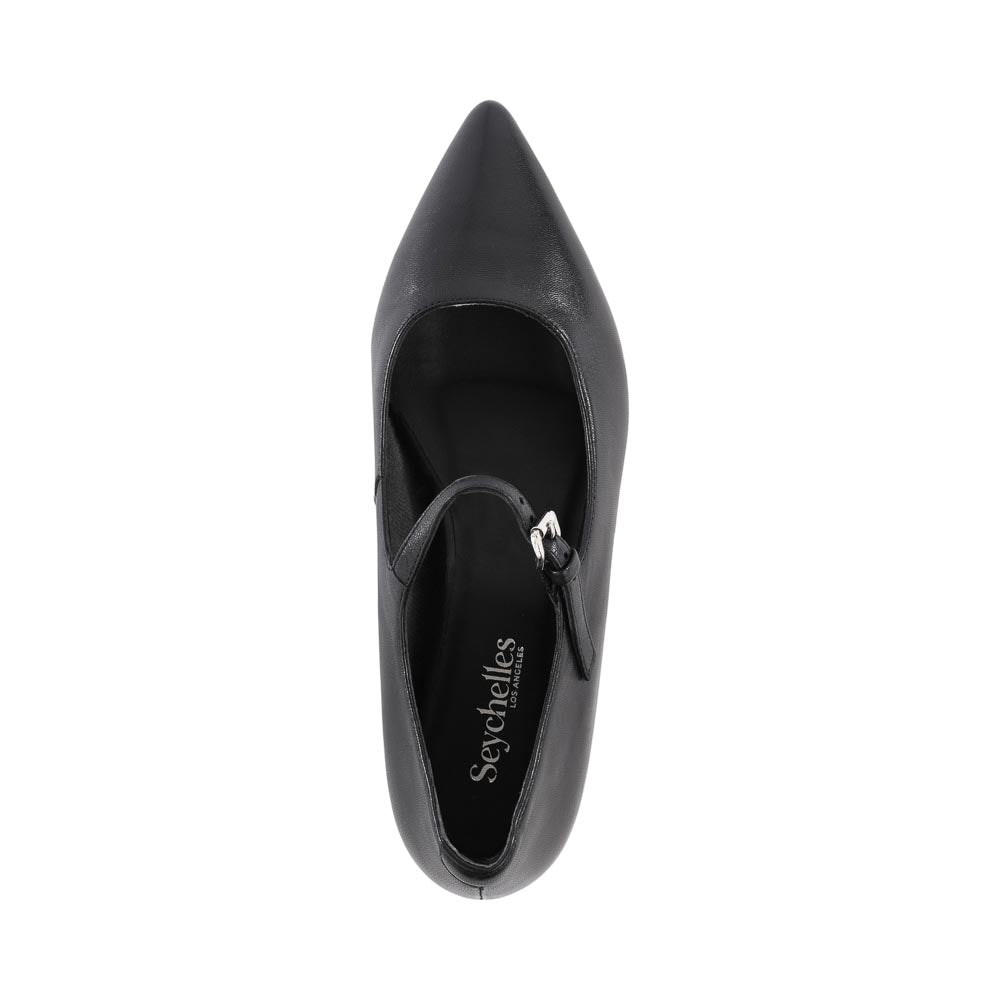 Seychelles - Pardon Me Flats - Black Leather -