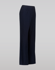 Saemdi - Navy Pinstripe Trousers -