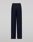 Saemdi - Navy Pinstripe Trousers -