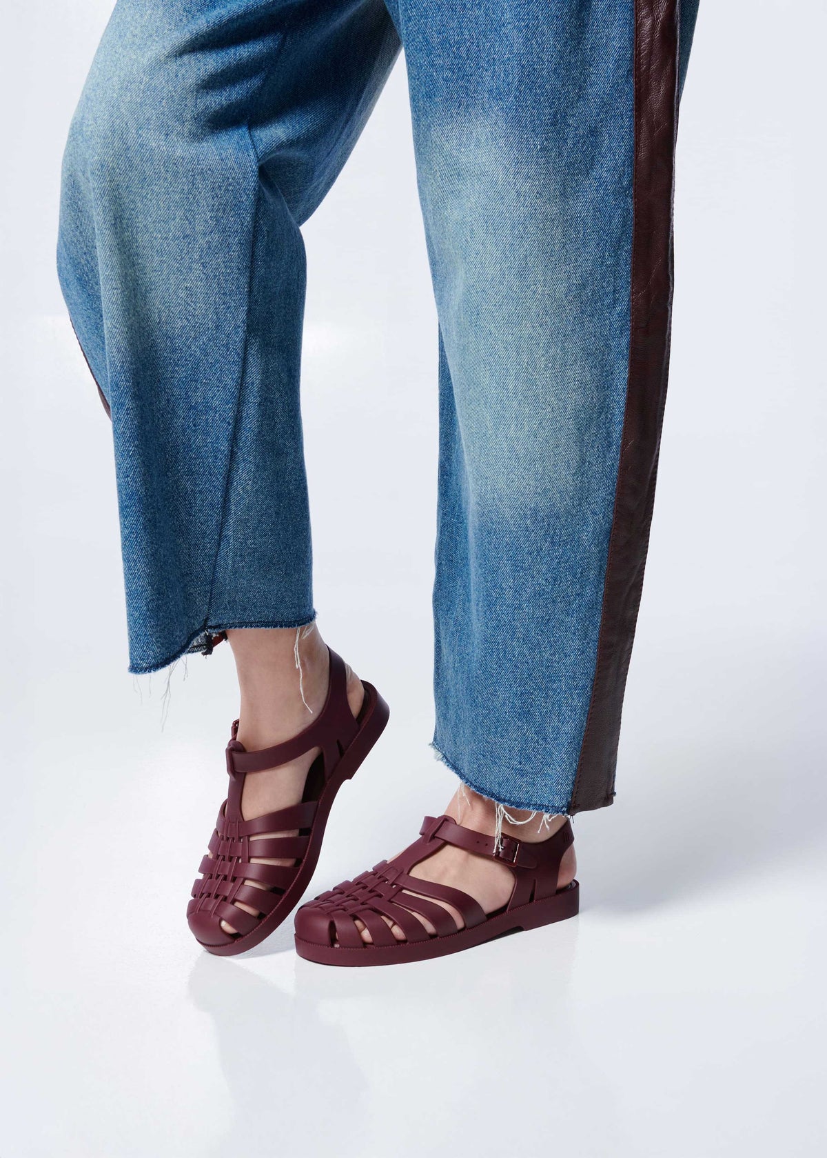 Melissa - Possession Jelly Fisherman Sandal - Burgundy -