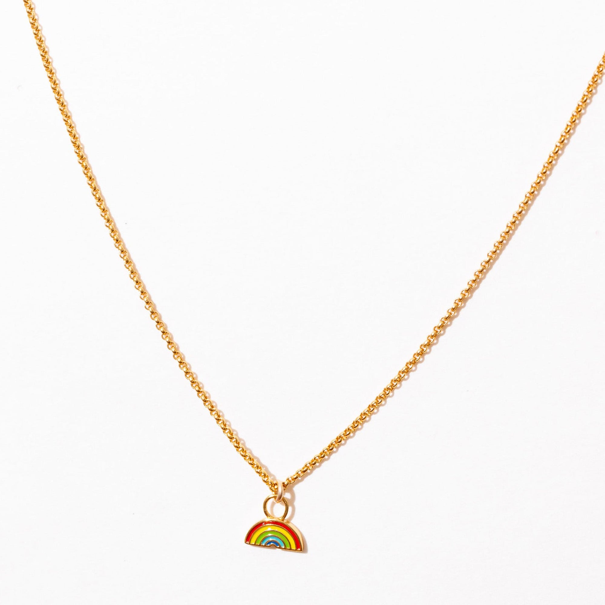 Larissa Loden - Rainbow Charm Necklace -
