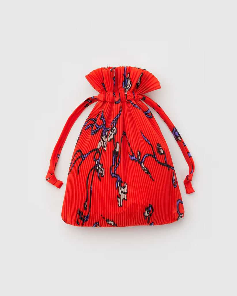 Baggu - Pleated Baggu - Red Snapdragon -