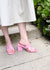 Oslo Heeled Sandal - Pink