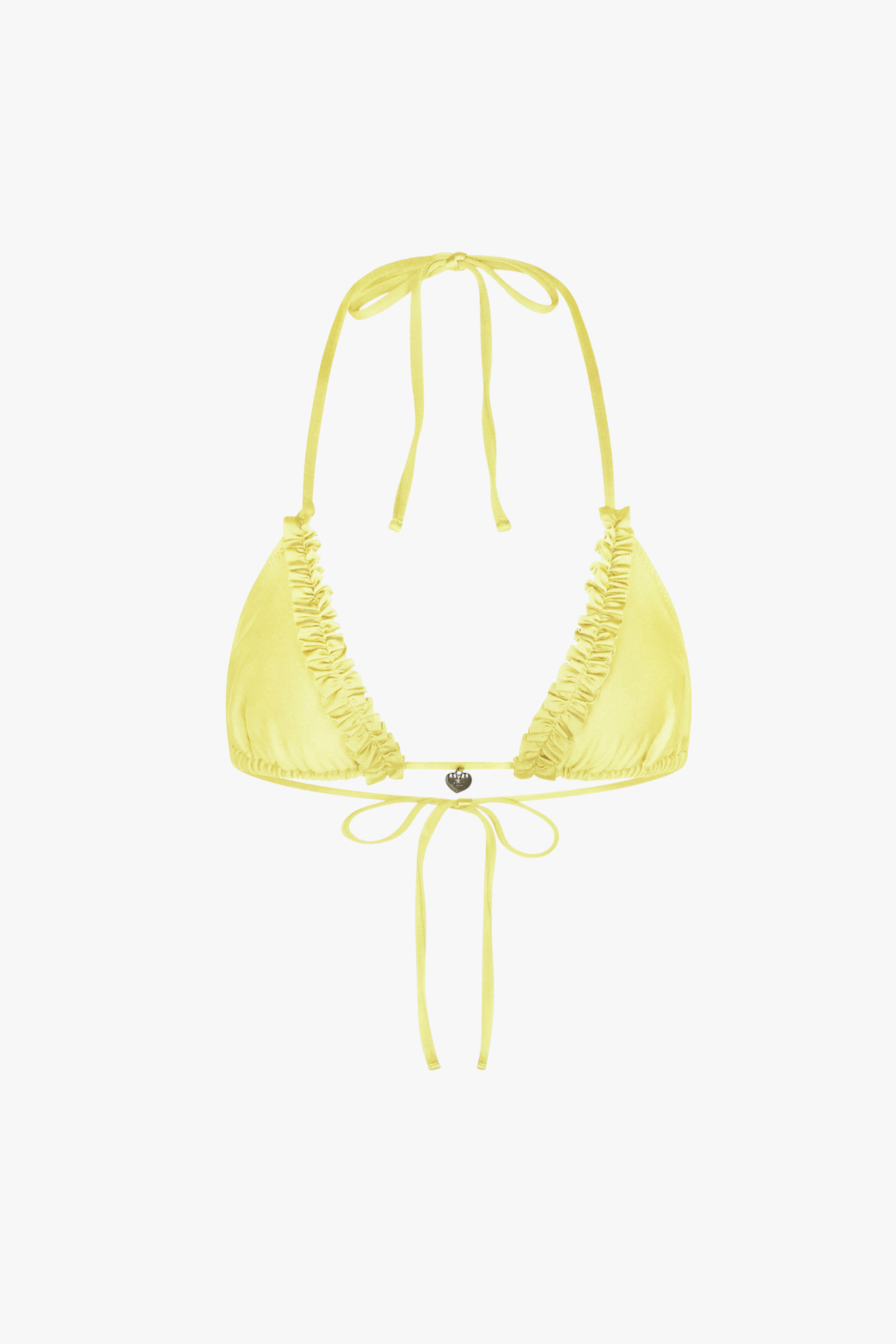 Rat Boi - Ruffle Charm Bikini Top - Butter -