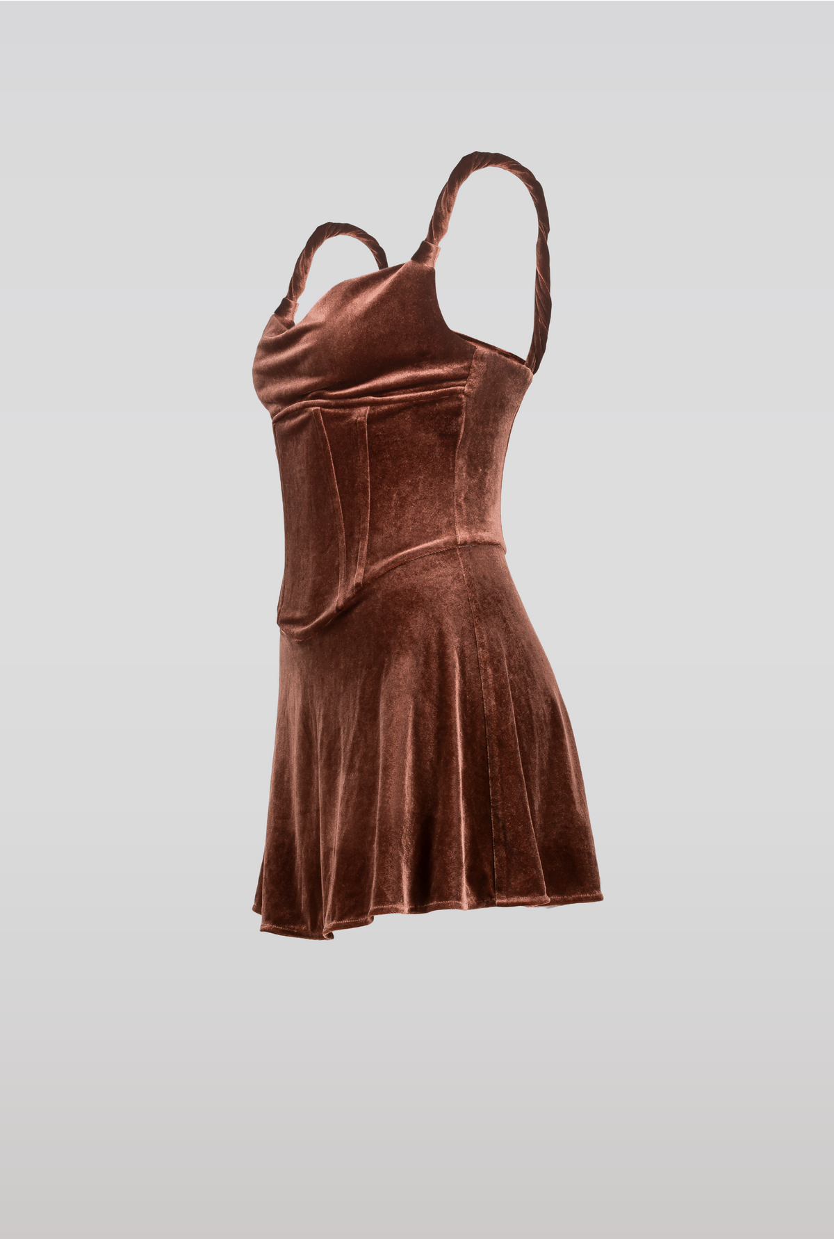 SAEMDI - WREN CORSET VELVET DRESS -