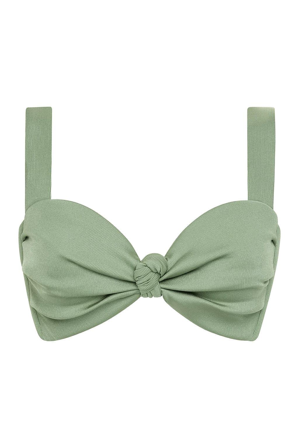 Montce - Sage Green Rib Hayden Bikini Top -