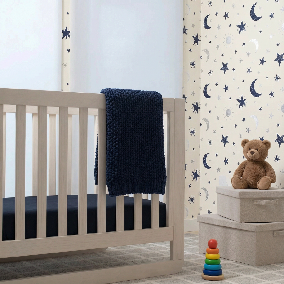 ettitude - CleanBamboo® Signature Sateen Crib & Toddler Fitted Sheet -