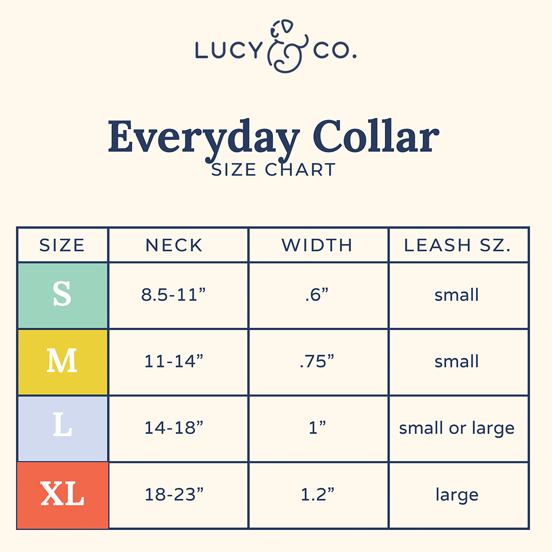 Lucy & Co. - Waterproof PVC Collar - Rosewater -