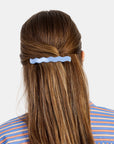 Chunks - Skinny Wave Barette - Periwinkle -