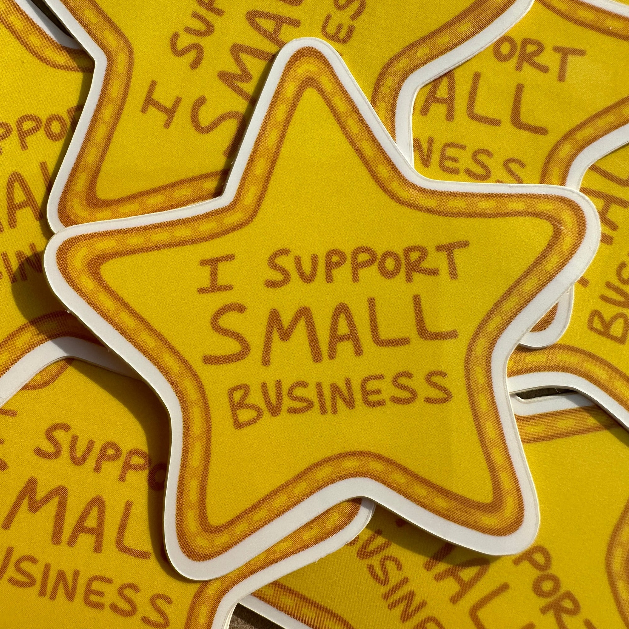 Artist Colette - I Support Small Biz Sticker -