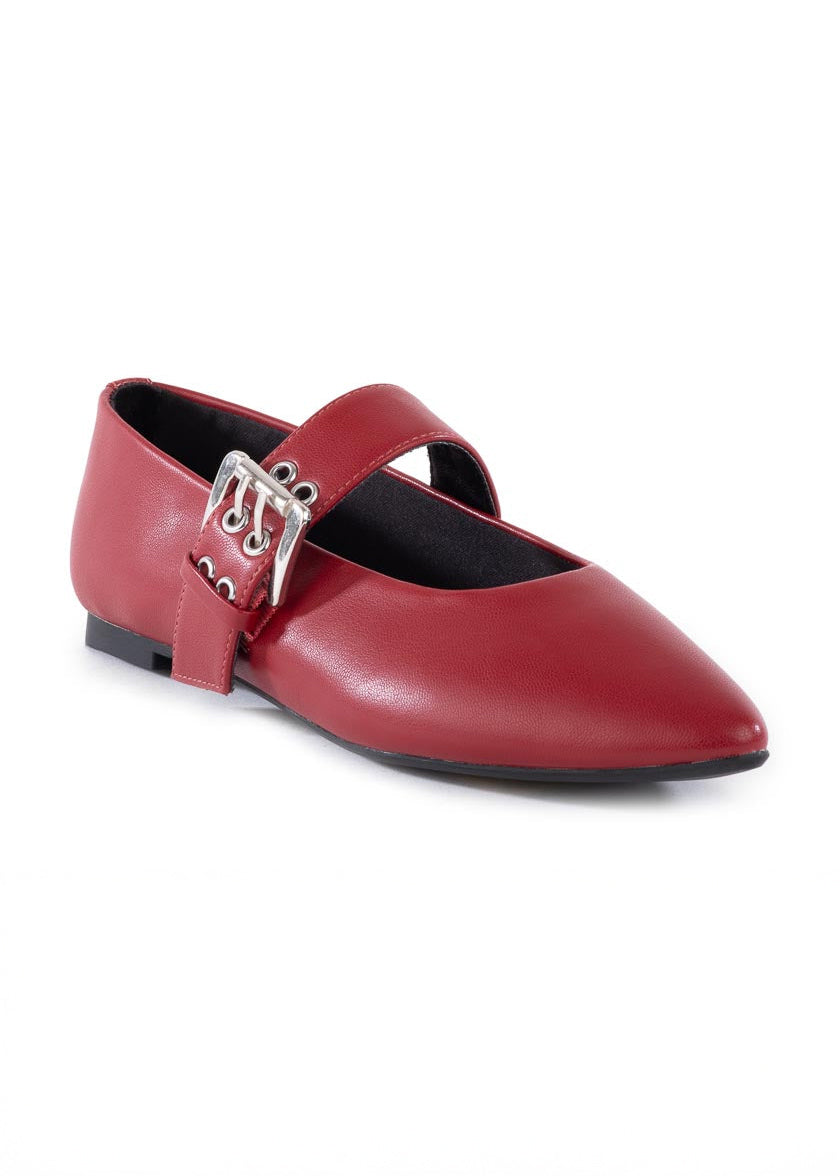 BC Footwear - Spinning Around Flats - Red -