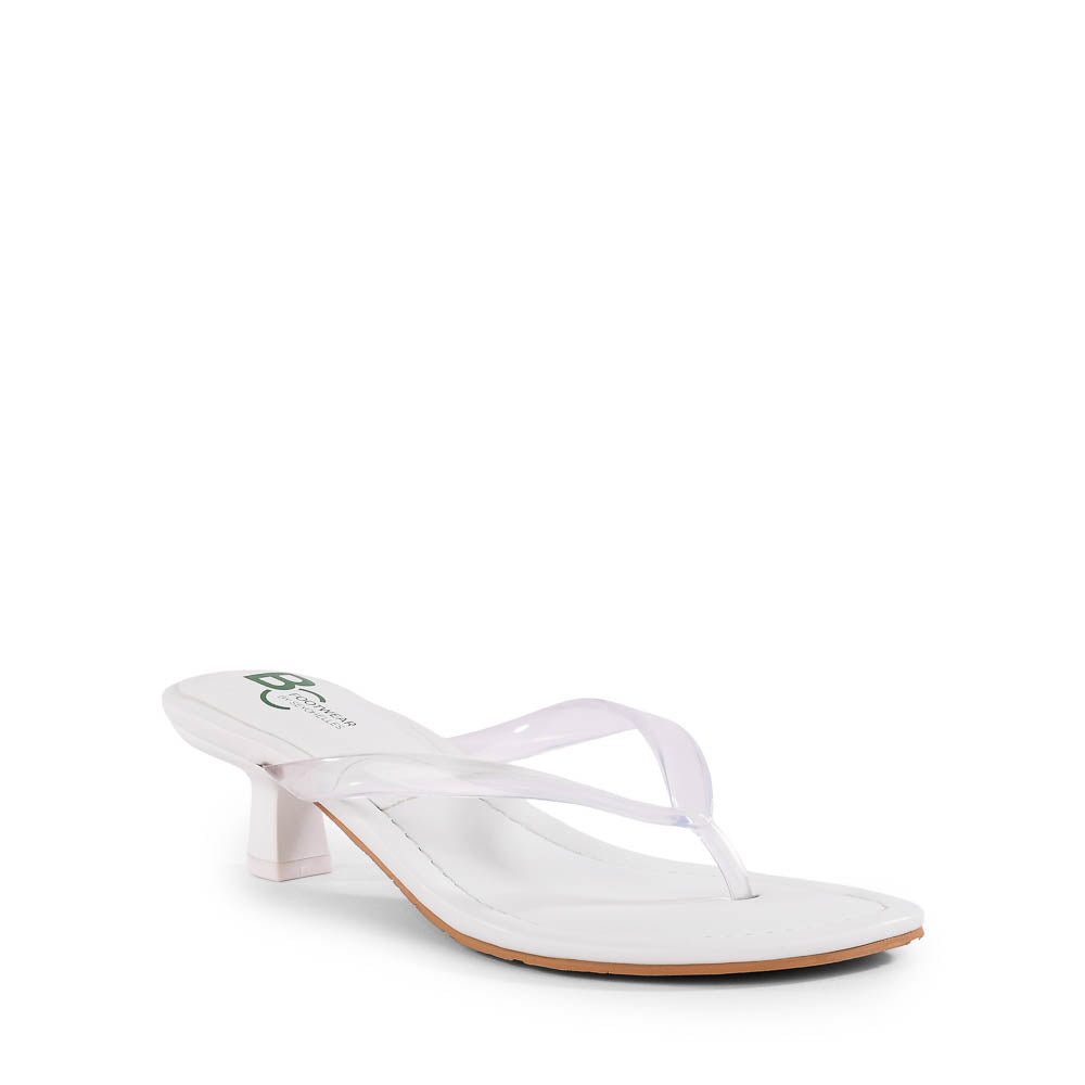 Starburst Heel - White/Clear