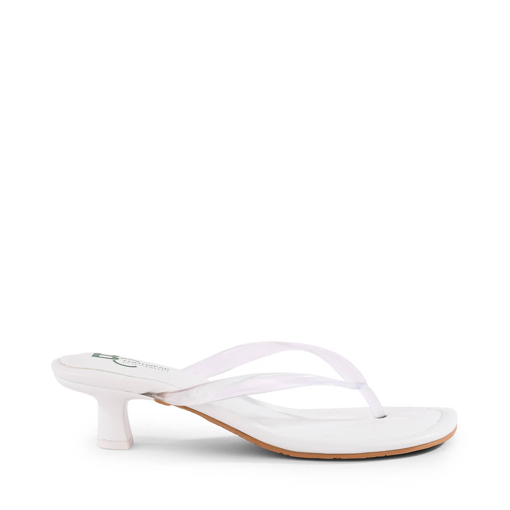 Starburst Heel - White/Clear